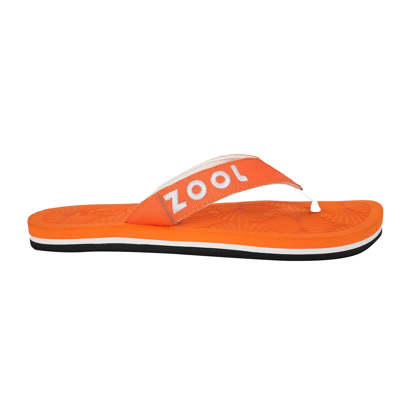 Flora Orange Comfort Slippers