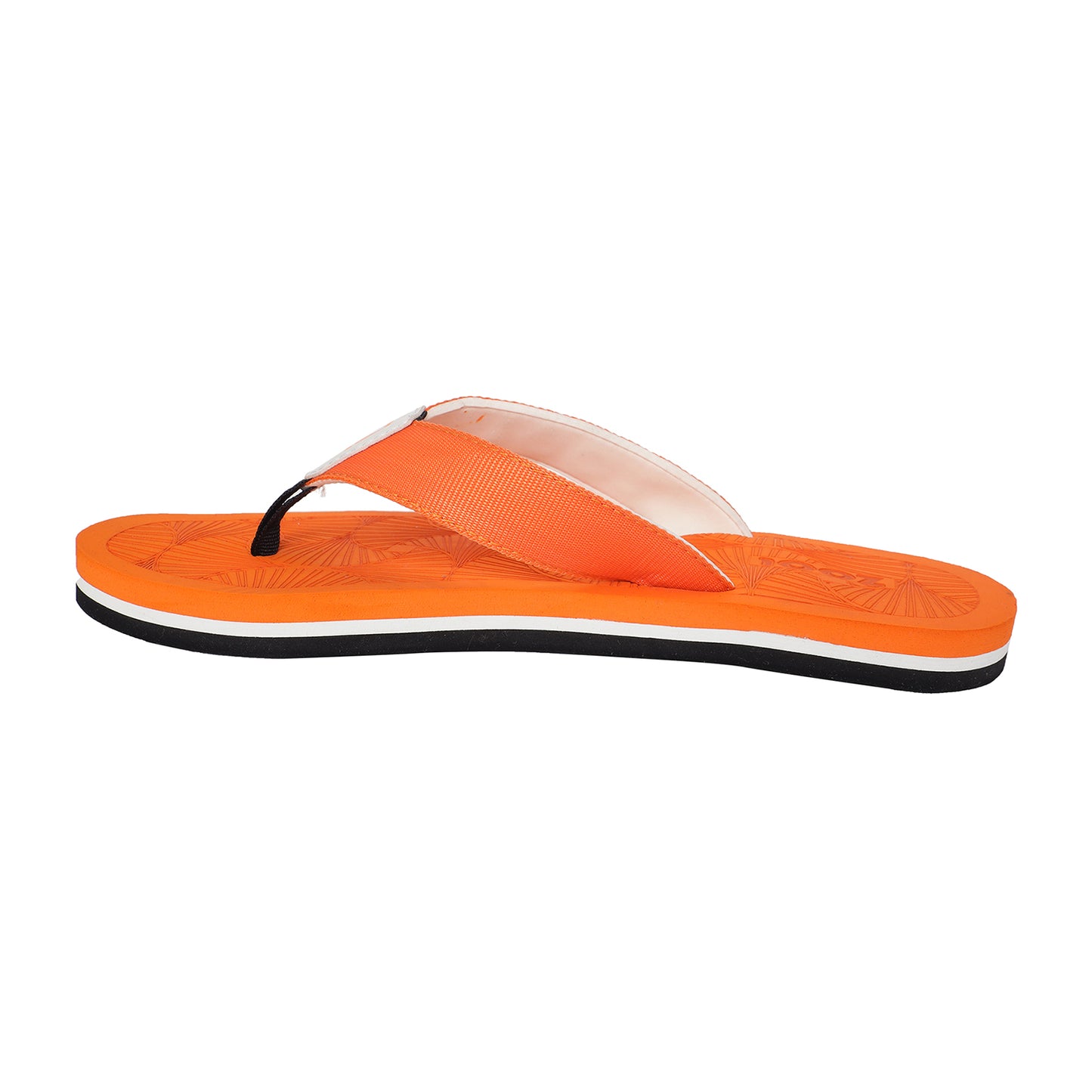 Flora Orange Comfort Slippers