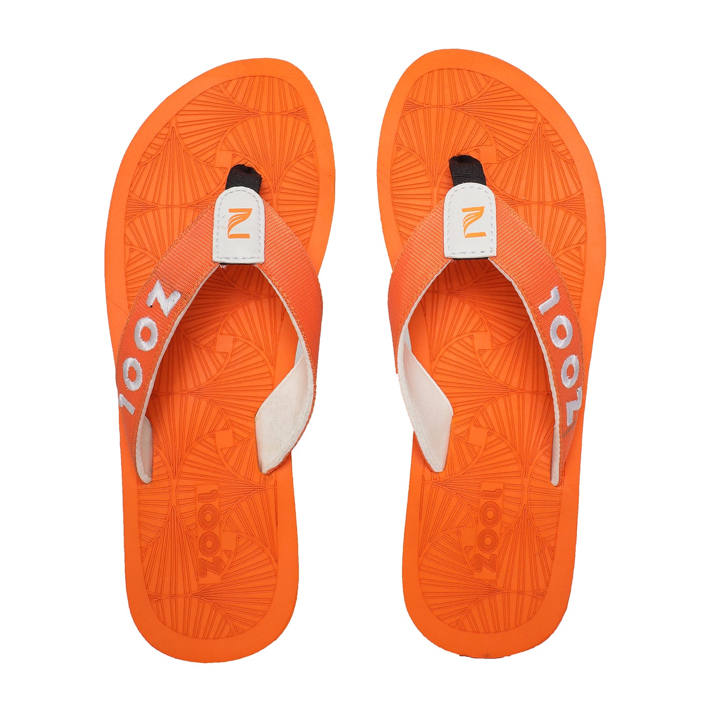 Flora Orange Comfort Slippers