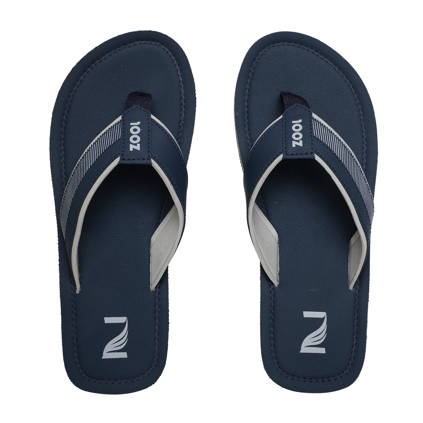 Suave Durable Comfort Slippers Blue