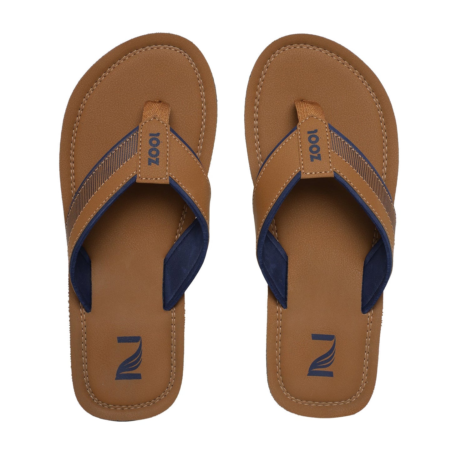 Suave Durable Comfort Slippers Blue